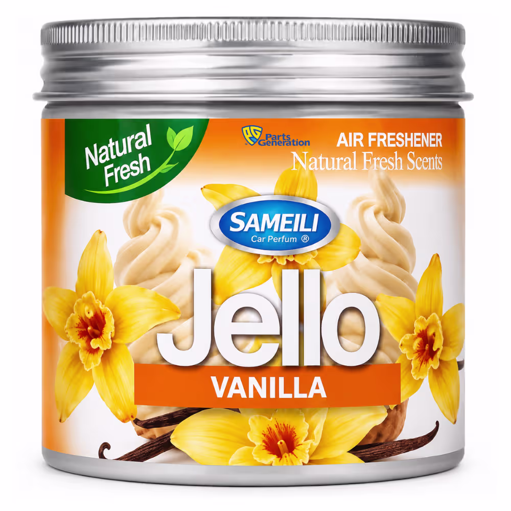 JELLO CAR AIR FRESHENER VANILLA GEL 220G